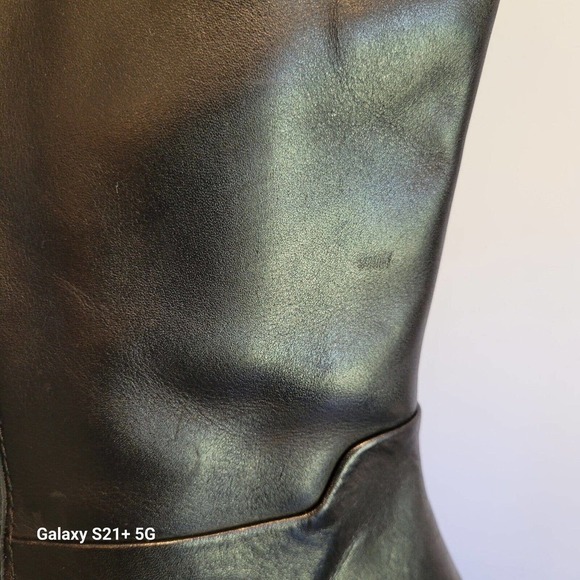 Franco Sarto Black Knee High Boots - Wide Calf - Picture 15 of 16